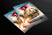 Summer Beach Party Flyer Template v2, a Flyer Template by Briell Design (Thumbnail 3 of 3)