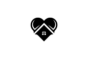 Modern Love with House Logo, a Branding & Logo Template by Luxury Logos (Thumbnail 3 of 4)