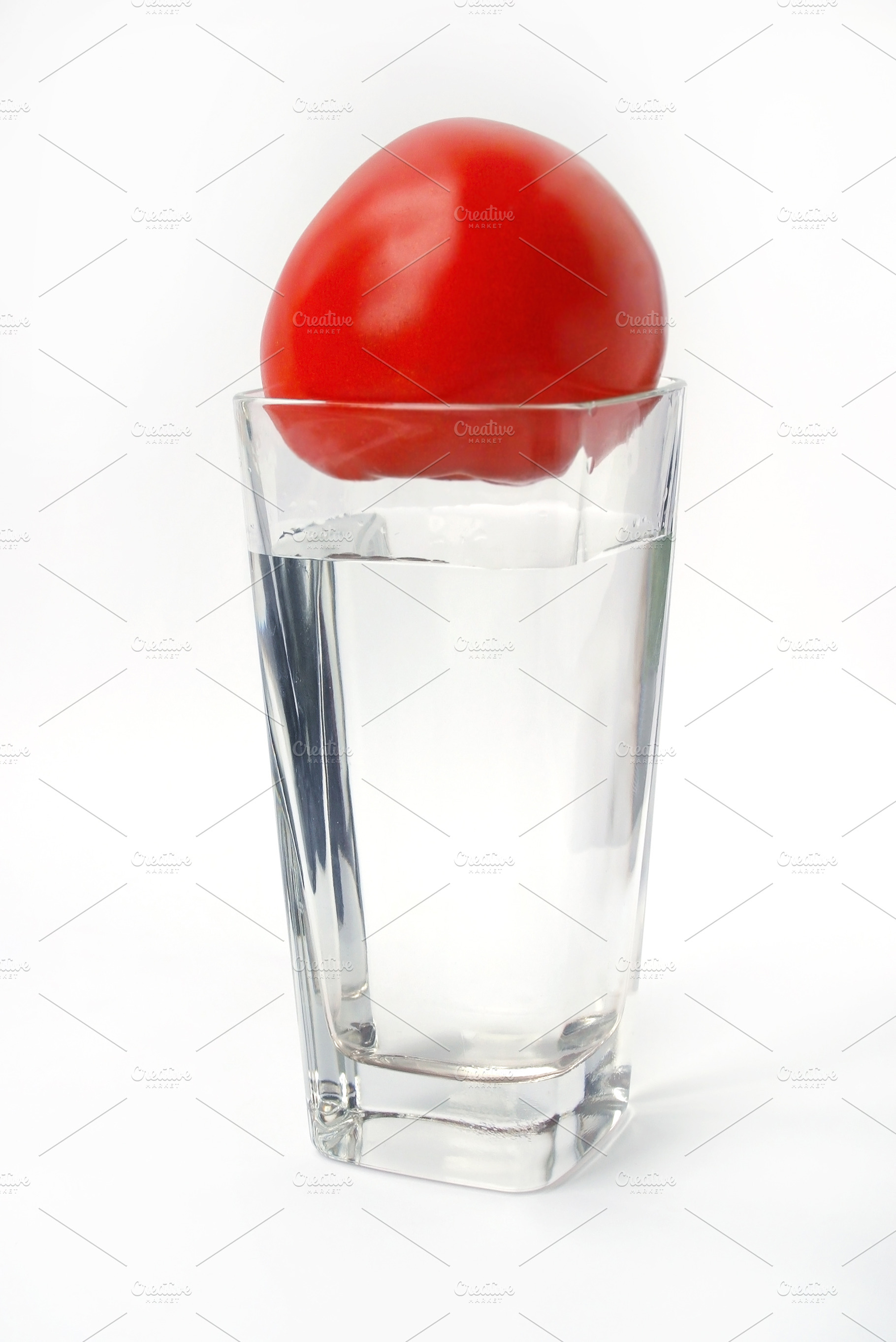 Tomato in the glass, a Photo by saiko3p