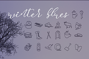 Winter Blues Icon Set, an Icon by Juliane Bone Design (Thumbnail 1 of 3)