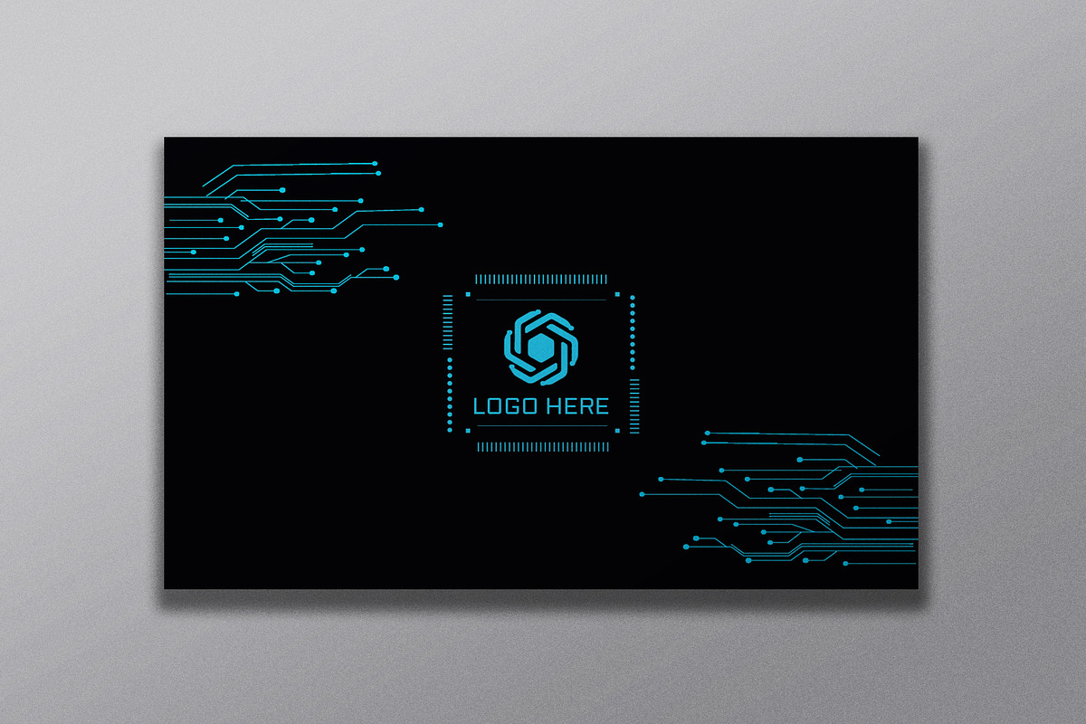 Tech Business Card, a Business Card Template by designerzDukan (Photo 3 of 3)