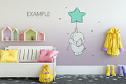 KIDS WALL & FRAMES Mockup Bundle - 2, a Print Template by Yuri-U (Thumbnail 26 of 43)