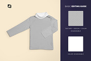 Toddler Turtle Neck Tshirt Mockup, a Shirt Mockup by Designertale (Thumbnail 8 of 11)