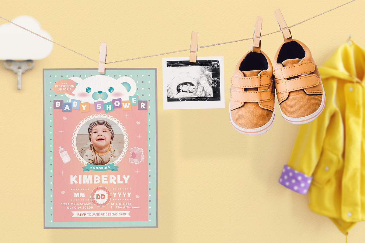 BABY SHOWER INVITATION, an Invitation Template by Totem Invitation House (Photo 4 of 5)