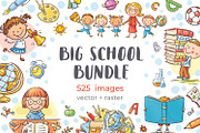 Doodle school kids. Back to school, an Education Illustration by Bubert Art (Thumbnail 1 of 9)
