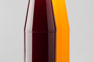 Juice bottle mockup JPEG, a Food & Drink Photo by Shablon