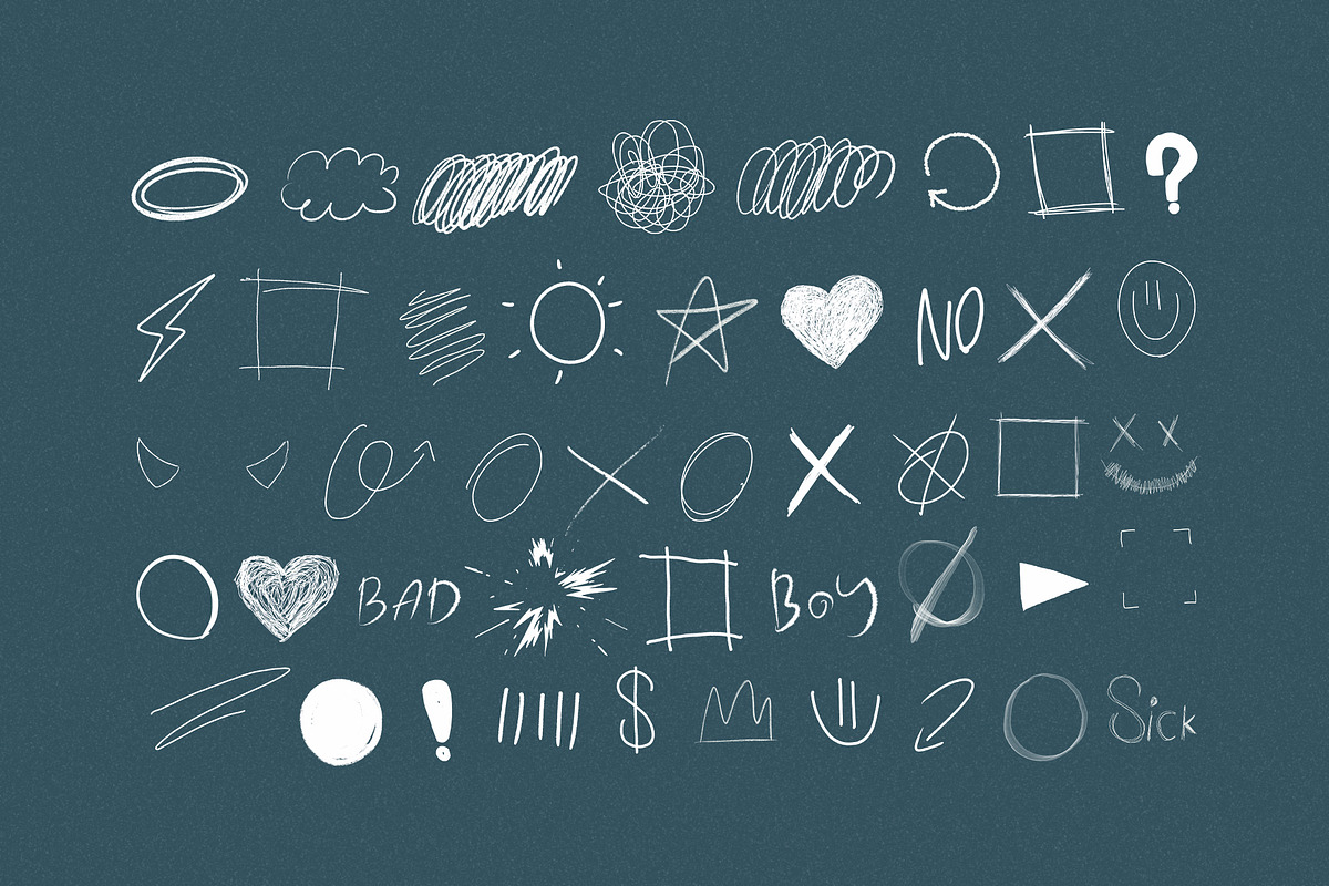 Scribble and Hand-drawn Elements, an Object Graphic by Pixflow (Photo 6 of 10)