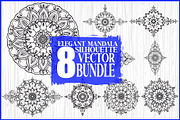 Intricate Mandala Art Bundle, an Illustration by balal (Thumbnail 1 of 9)
