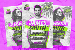 Summer DJ Flyer Template