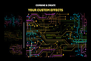 140+ High-Tech Circuits Overlays, an Object Graphic by Mikel Blazgad (Thumbnail 6 of 10)