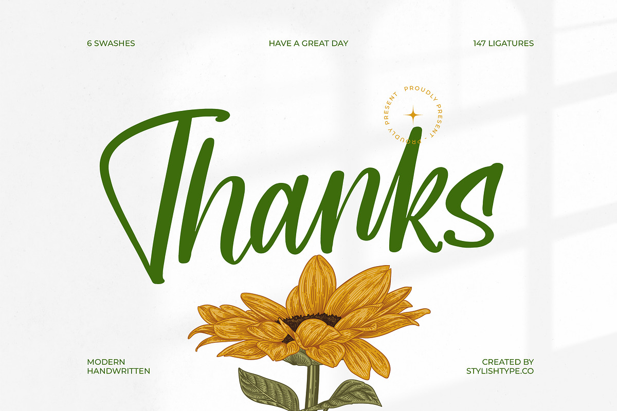 Shothery Mistoph Modern Handwritten, a Script Font by stylishtype.co (Photo 20 of 20)