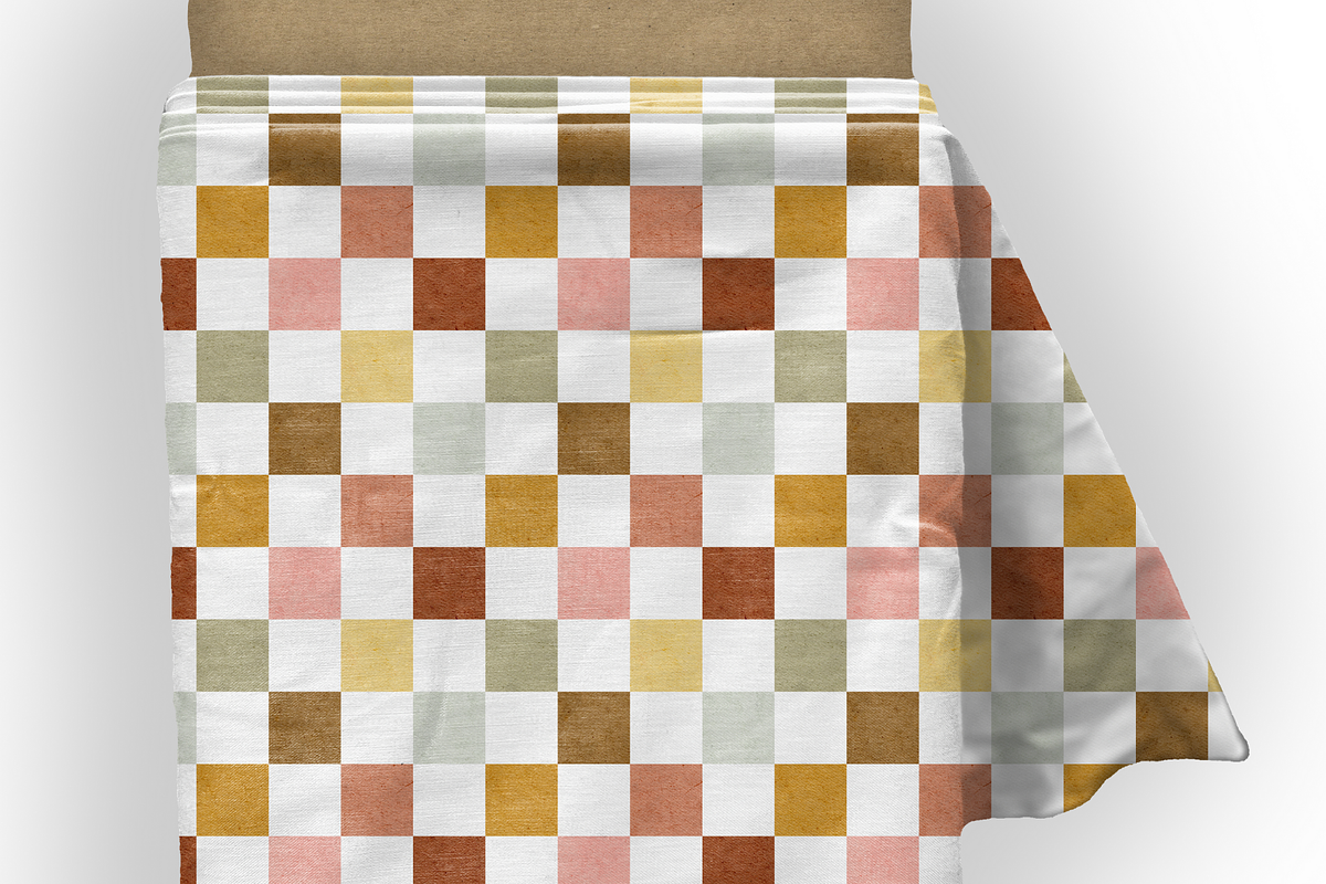 Rustic Cozy Fall Checkered Pattern, a Pattern Graphic by OwlAndFern (Photo 3 of 14)