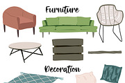 Indoor Plants, Vector Set, an Object Graphic by JSolomatina (Thumbnail 4 of 13)