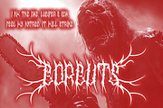 Oblivor - Death Metal Font, a Blackletter Font by PutraCetol Studio (Thumbnail 10 of 11)