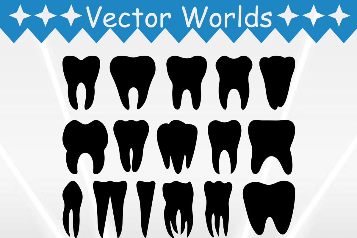 Tooth Svg, Tooth Fairy Svg, an Object Graphic by VectorWorlds (Photo 2 of 3)