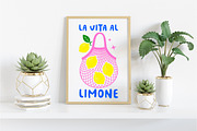 La Vita Al Limone PNG Sublimation, an Illustration by Libby Wishes (Thumbnail 5 of 5)