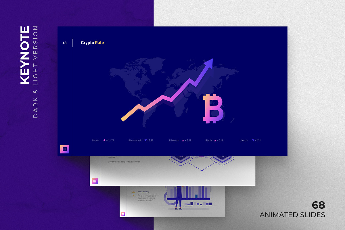 Crypto Keynote Infographic, a Presentation Template by TemplateZuu (Photo 1 of 12)