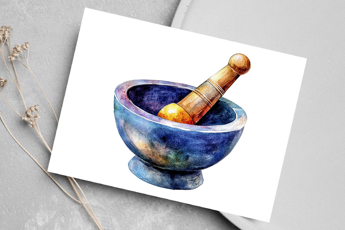 Apothecary Clipart Vintage Clipart, an Illustration by Canvas Craft (Photo 4 of 7)