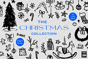 Christmas Holiday Handmade Sketch, a Seasonal Illustration by Eldorado Design Co. (Thumbnail 1 of 4)