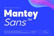 Mantey Sans Serif, a Sans Serif Font by Salamahtype (Thumbnail 1 of 10)