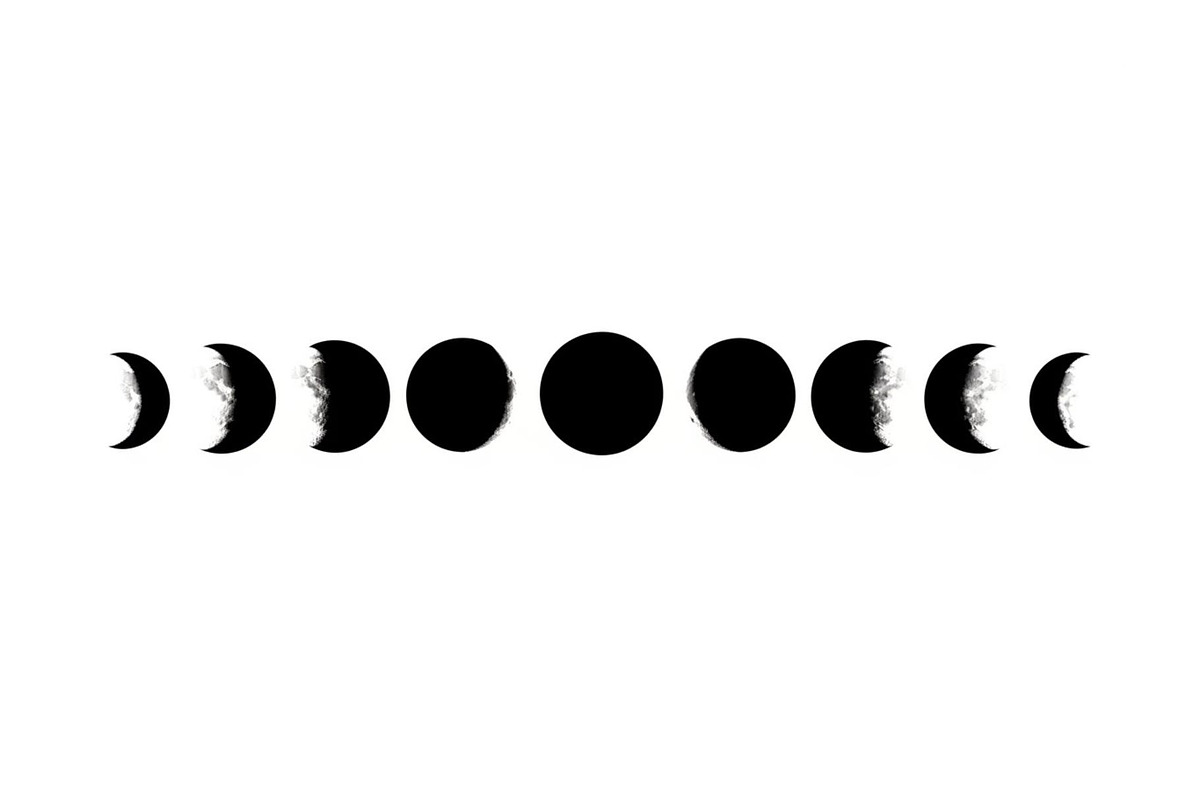Moon Phases Silhouette Clipart, a Graphic by hafijul (Photo 10 of 13)