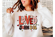 Loved John 316 Png, Bible Valentine, an Illustration by Designking (Thumbnail 3 of 6)