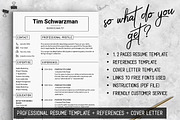 Resume Template / CV Template, a Resume Template by LevelUpResume (Thumbnail 3 of 5)