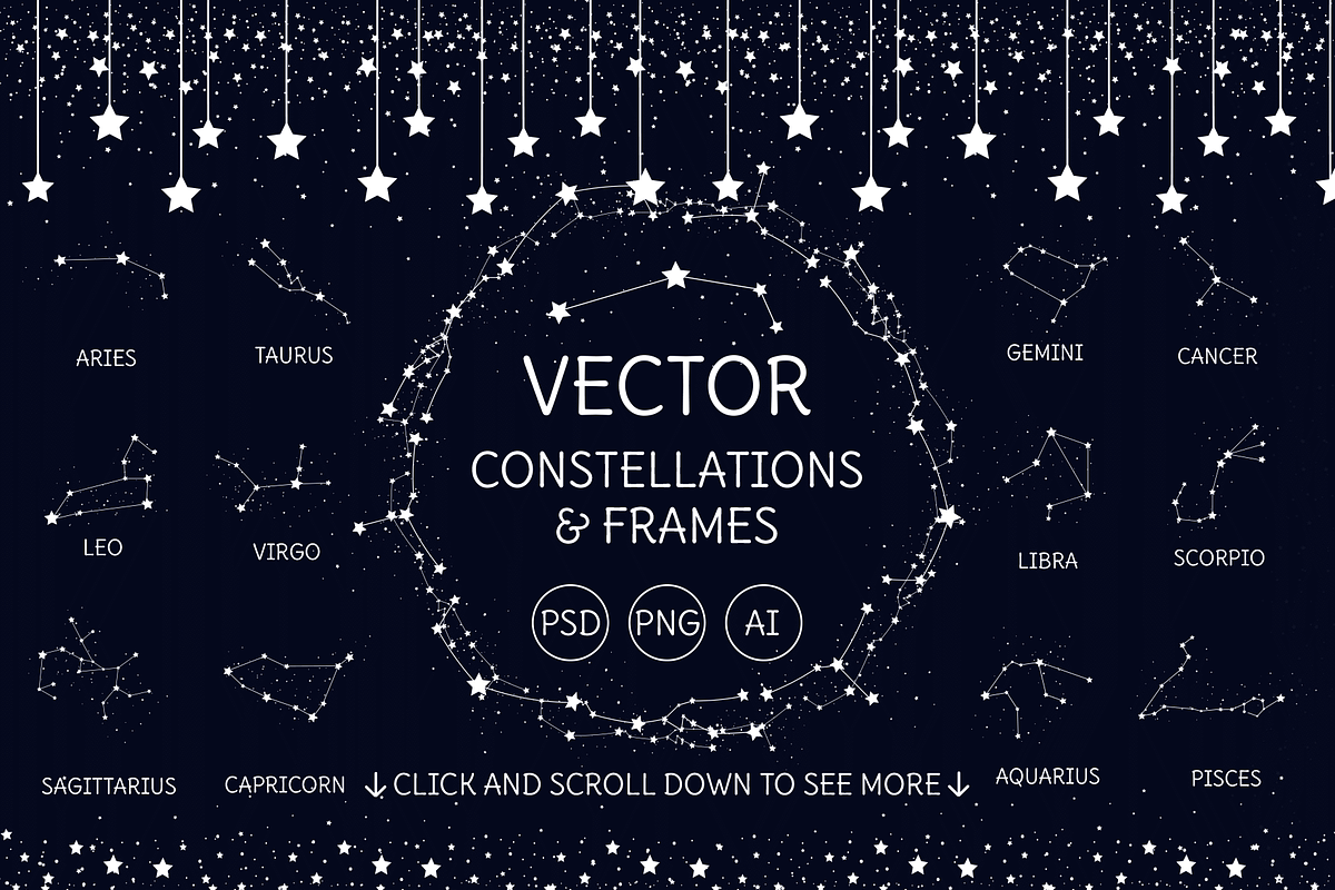 Vector Stars and Animals, an Object Graphic by Free-PSD-Templates (Photo 4 of 4)