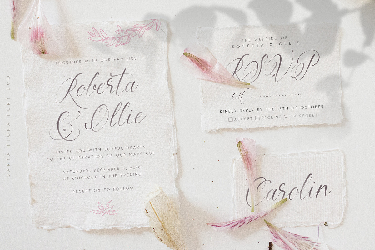 Santa Fiora SVG Font Duo, a Script Font by Ivan Rosenberg (Photo 9 of 15)