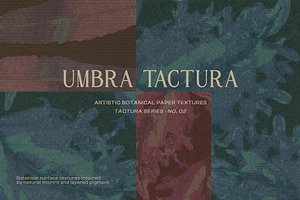 Umbra Tactura - Botanical Textures, a Background Graphic by DigARTbyHavroshka