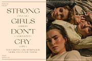 Fezeline Rough, a Serif Font by Craft Supply Co. (Thumbnail 7 of 8)