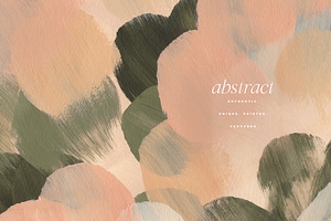 April Painted Abstract Backgrounds