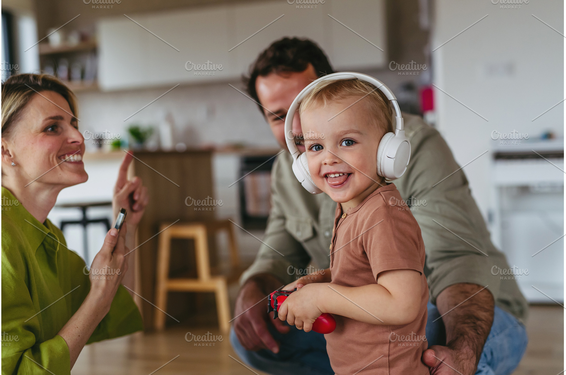 Family bonding moment with young, a Person Photo by HalfPoint