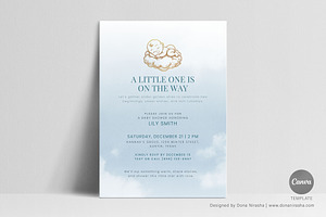 Baby Shower Invite Canva Temp - 31