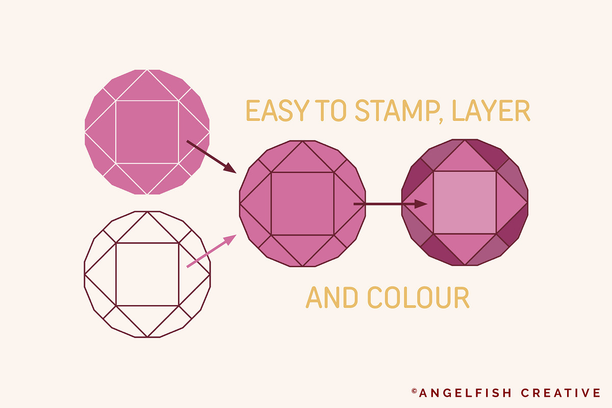 Gemstones Procreate Brush Set, a Brush Add-On by AngelfishCreative (Photo 6 of 7)