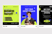Business Strategy Webinar, a Social Media Template by Izdihaar_Studio (Thumbnail 2 of 4)