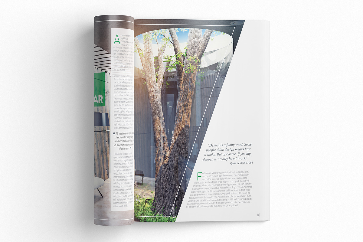 Magazine Template InDesign 14, a Magazine Template by Love Graphic Design (Photo 6 of 20)
