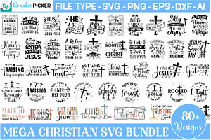 Mega Christian SVG Bundle