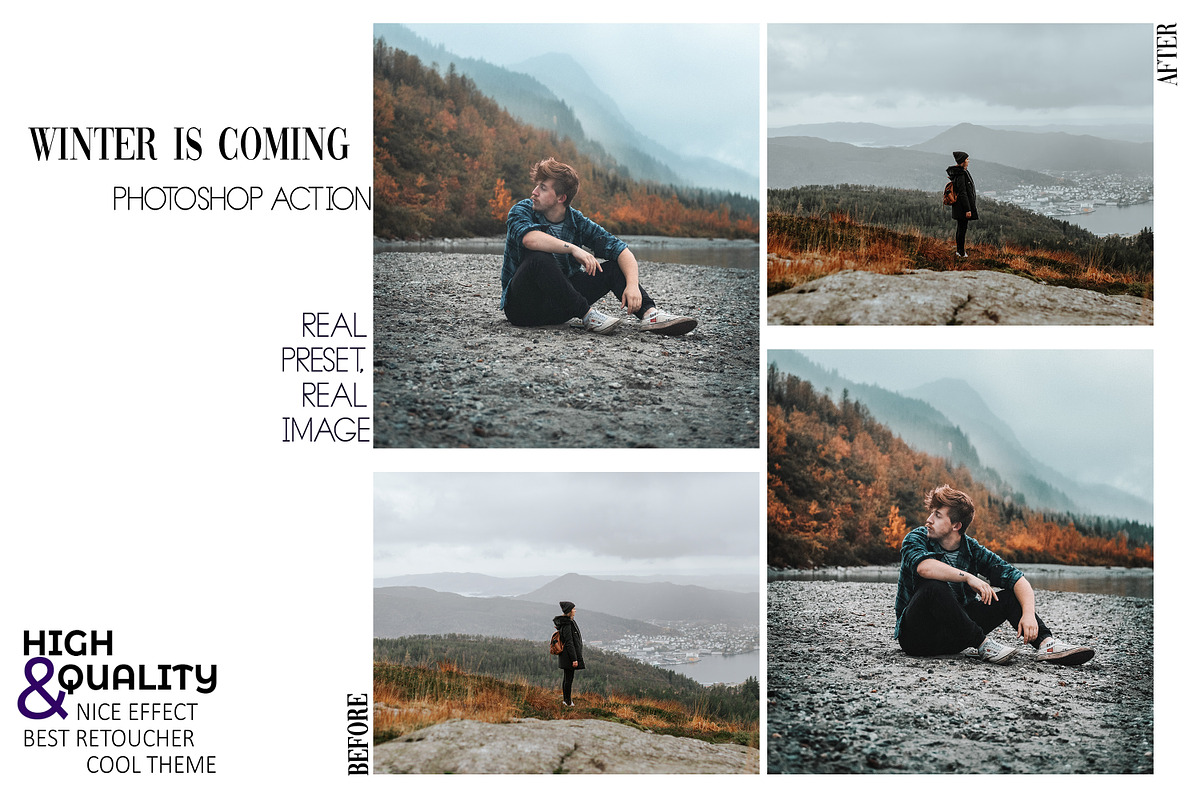 12 Off Gride Photoshop Actions, an Action Add-On by Hue Palettte Studio (Photo 9 of 10)