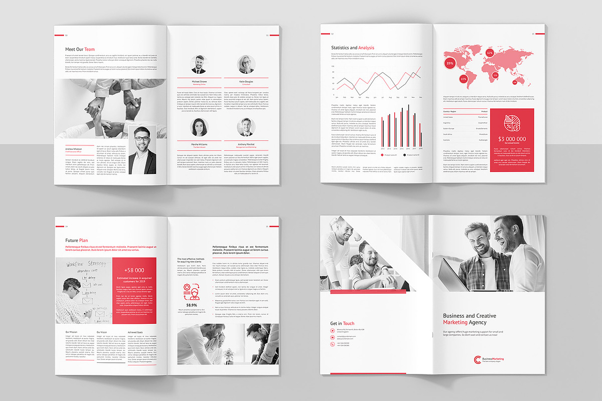 Business Marketing Brochure Bundle, a Brochure Template by artbart (Photo 4 of 16)