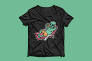 Aliens eat pizza illustration, a Person Illustration by gunaonedesign (Thumbnail 2 of 5)