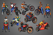 Motorcycle Illustrations Builder, an Illustration by TSV Art Collective (Thumbnail 2 of 5)