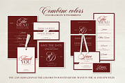 The Red Wedding Invitation Templates, an Invitation Template by Garden in frame (Thumbnail 6 of 8)