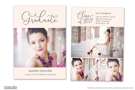 Graduation Card Template 2021 Senior, a Card Template by OtoStudio