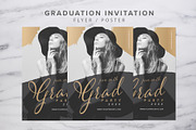 Graduation Invitation, a Flyer Template by lilyshop (Thumbnail 1 of 2)