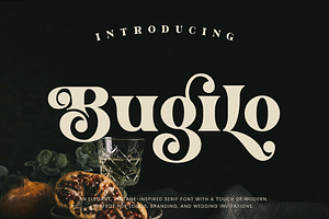 Bugilo - Modern Bold Font