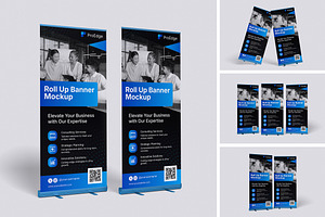 Roll Up Banner Mockup, a Product Mockup by swsi-studio