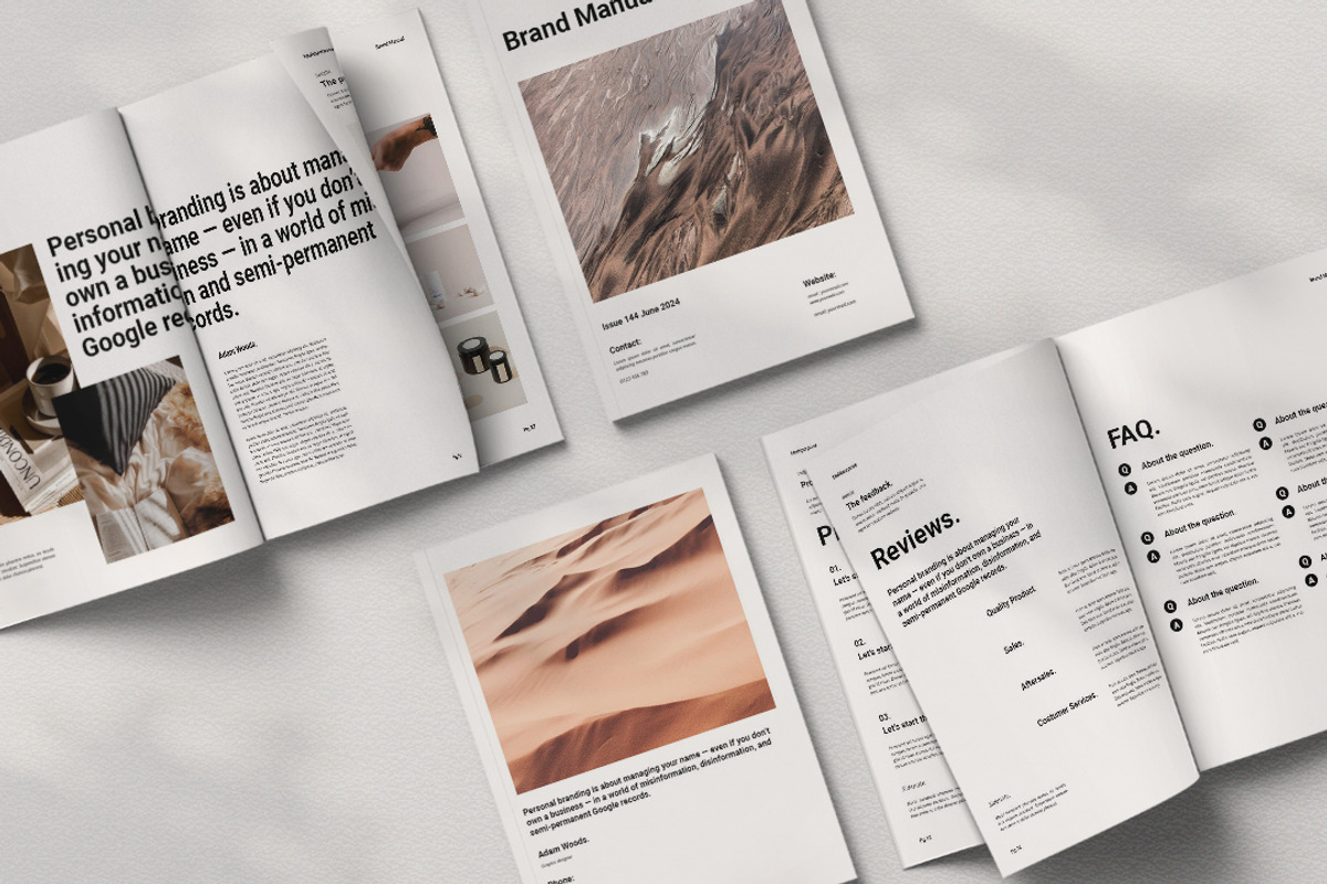 Onyx Brand Manual, a Presentation Template by Analogi Studio (Photo 6 of 9)