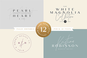 The Amoret Font Duo 12 Logos