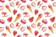 Watercolor strawberry delicious, a Pattern Graphic by lenavetka87 (Thumbnail 3 of 3)